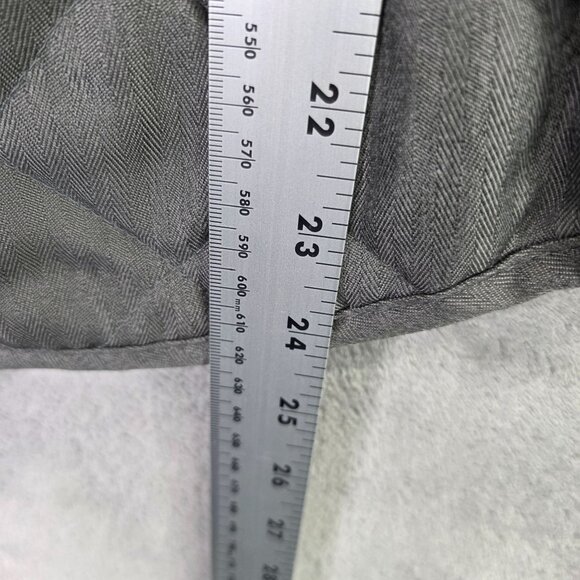 Womens Magellan Gray Willow Creek Quilted Vest Full Zip & Button Classic Fit XS - Picture 7 of 10